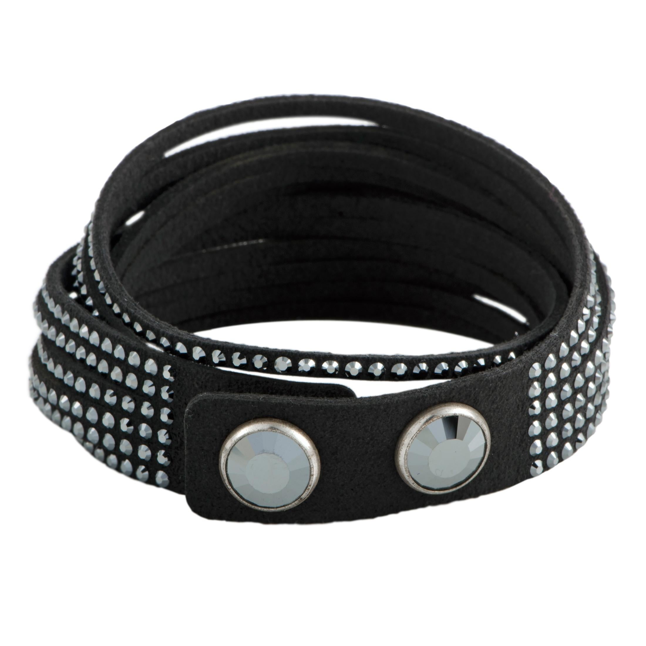 Swarovski Bracelet Slake Dot Beige fabric-5201121