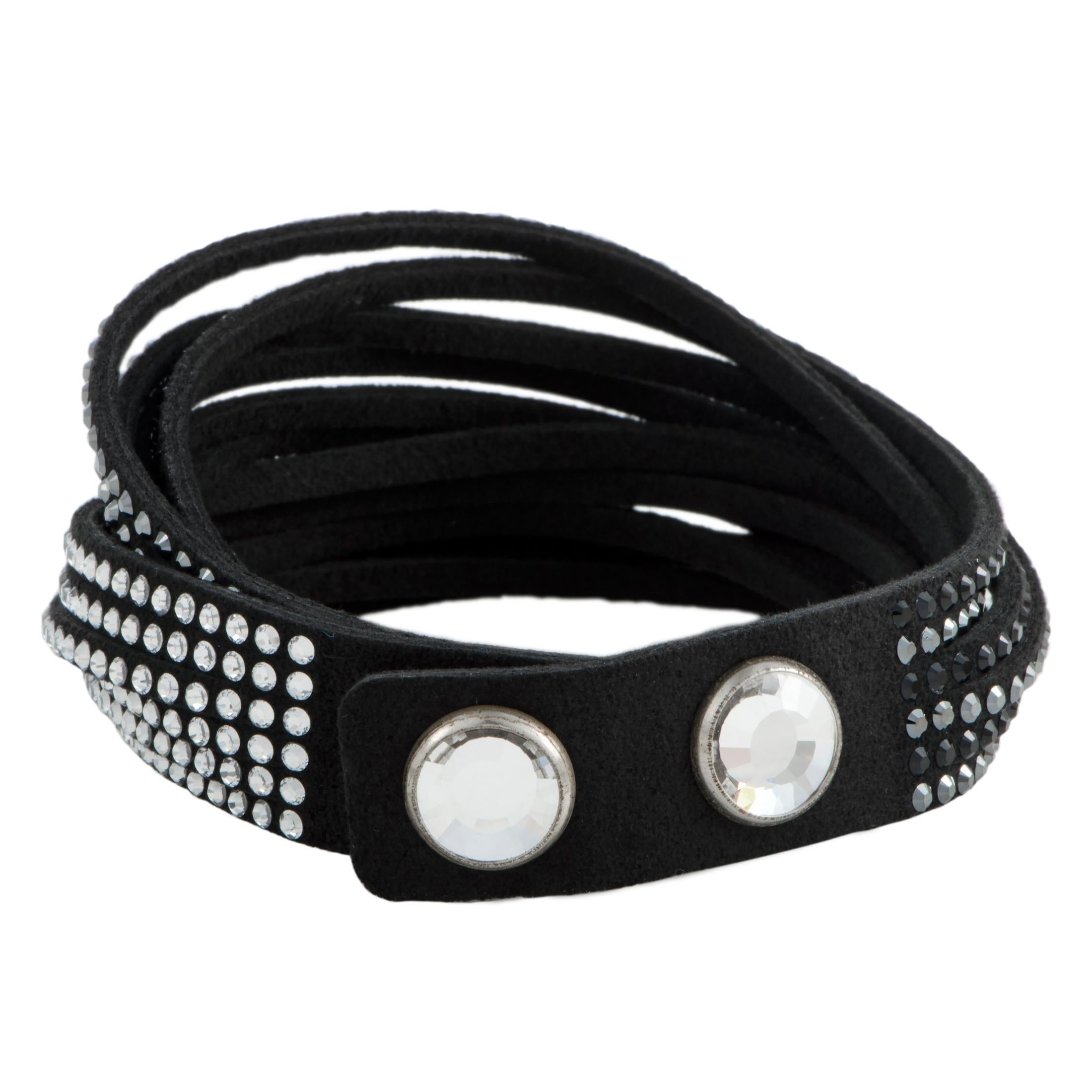 swarovski armreif schwarz