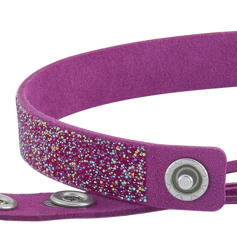 swarovski bracelet purple