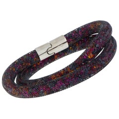 Swarovski Stardust Dark Multi-Color Crystals Bracelet 5184188-S- Small