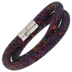 Swarovski Stardust Dark Multi-Color Crystals Bracelet 5184188-S Small