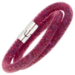 Swarovski Stardust Dark Red Crystals Bracelet 5139748-S Small