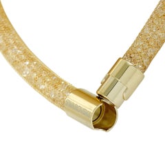 Swarovski Stardust Deluxe Golden Crystal Double Wrap Bracelet