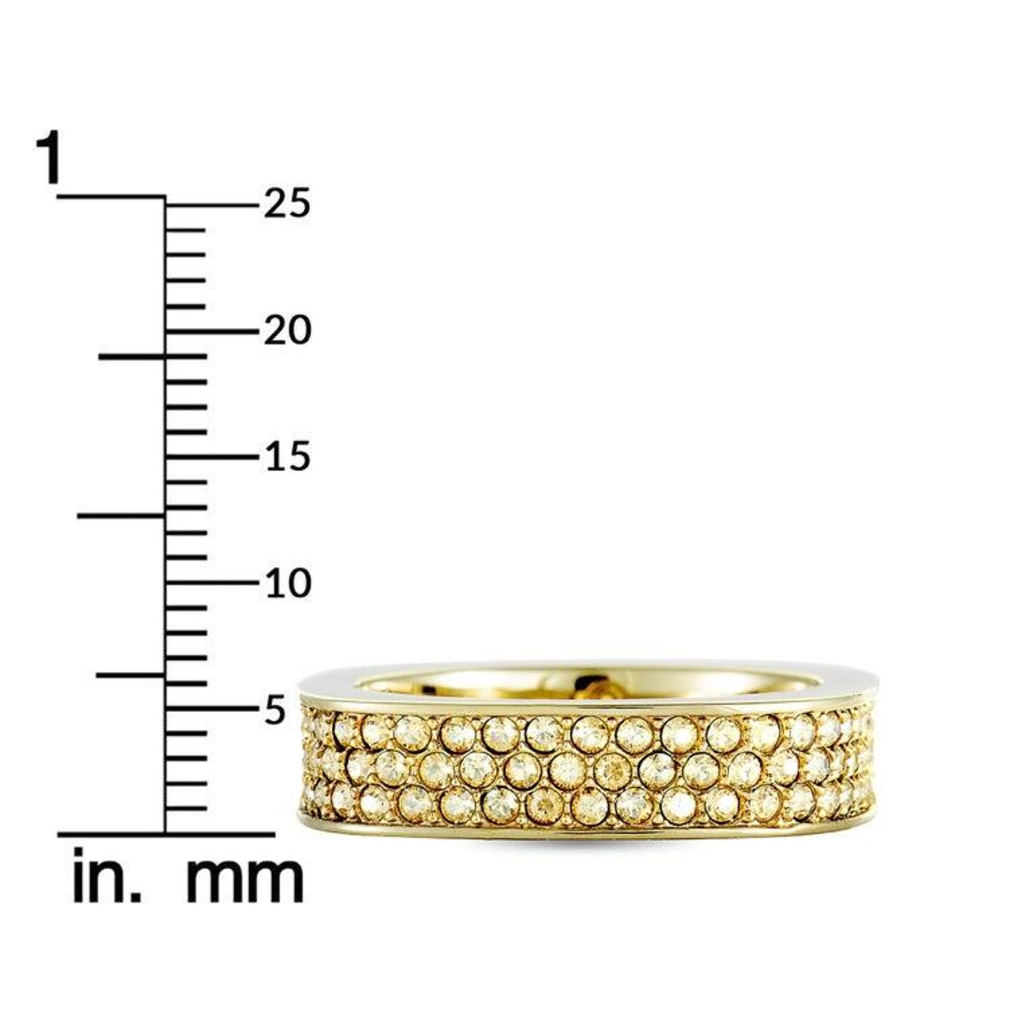 Swarovski Vio Gold-Plated Crystal Pave Ring For Sale at 1stDibs | swarovski  vio ring