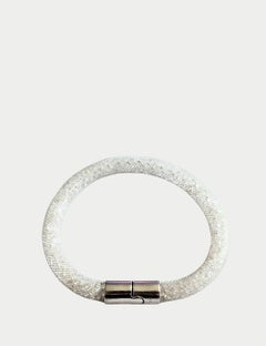 Pulsera de cristal blanco Swarovski