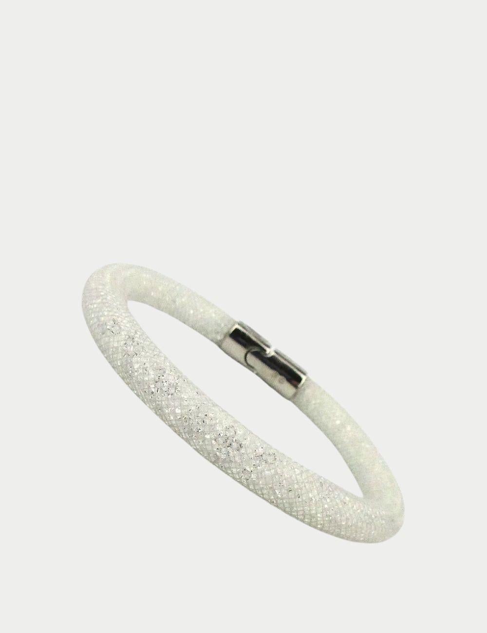 Bracciale in cristallo bianco Swarovski In condizioni discrete in vendita a Amman, JO