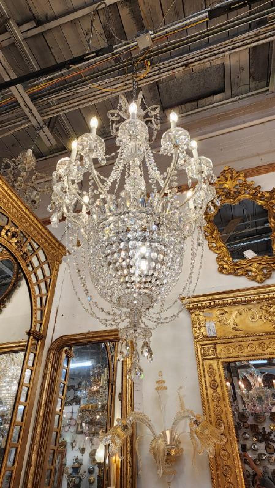 Swarvoski Crystal Chandelier For Sale 2