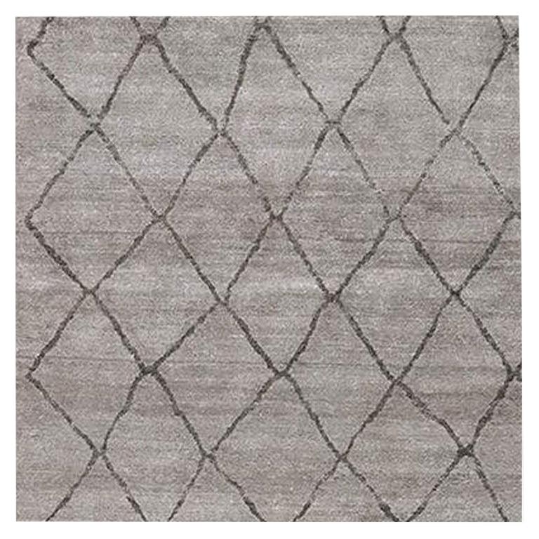 Swatch for Arlequin Rug in Charcoal by Ben Soleimani For Sale