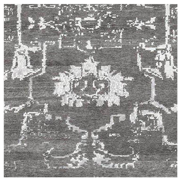 Swatch for Arte Rug in Charcoal by Ben Soleimani For Sale