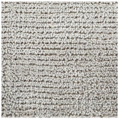 Swatch for Distressed Wool Rug in Platinum by Ben Soleimani