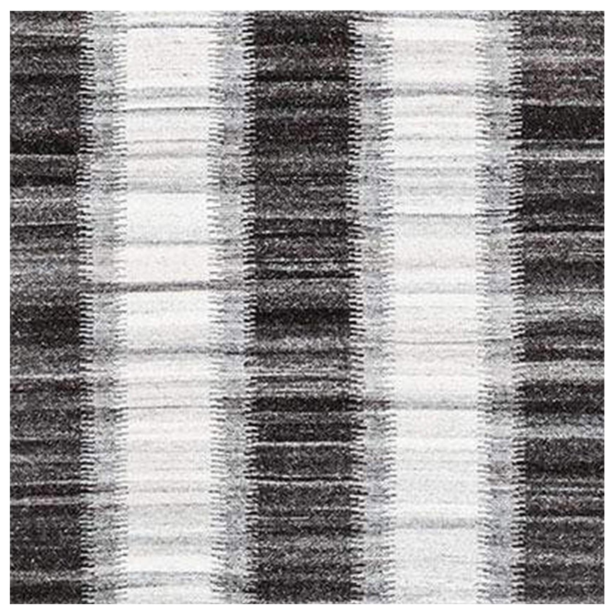 Swatch for Kata Rug in Silver / Graphite by Ben Soleimani For Sale