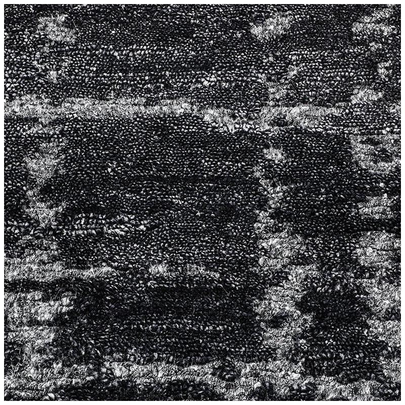 Swatch for Oro Rug in Black by Ben Soleimani For Sale