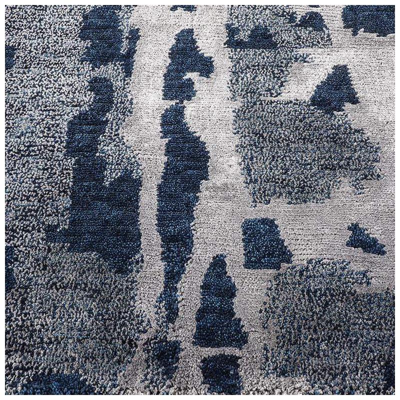 Swatch for Reve Rug – Navy by Ben Soleimani For Sale