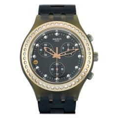 Used Swatch Full-Blooded Stoneheart Black Watch SVCM4008AG