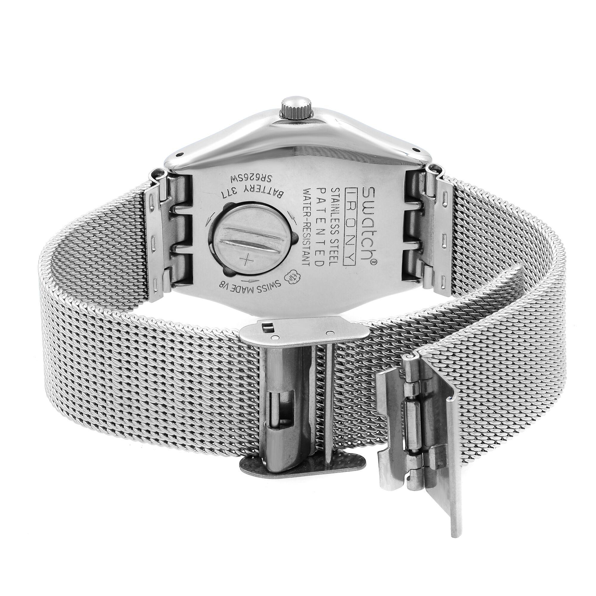 swatch sr626sw stainless steel