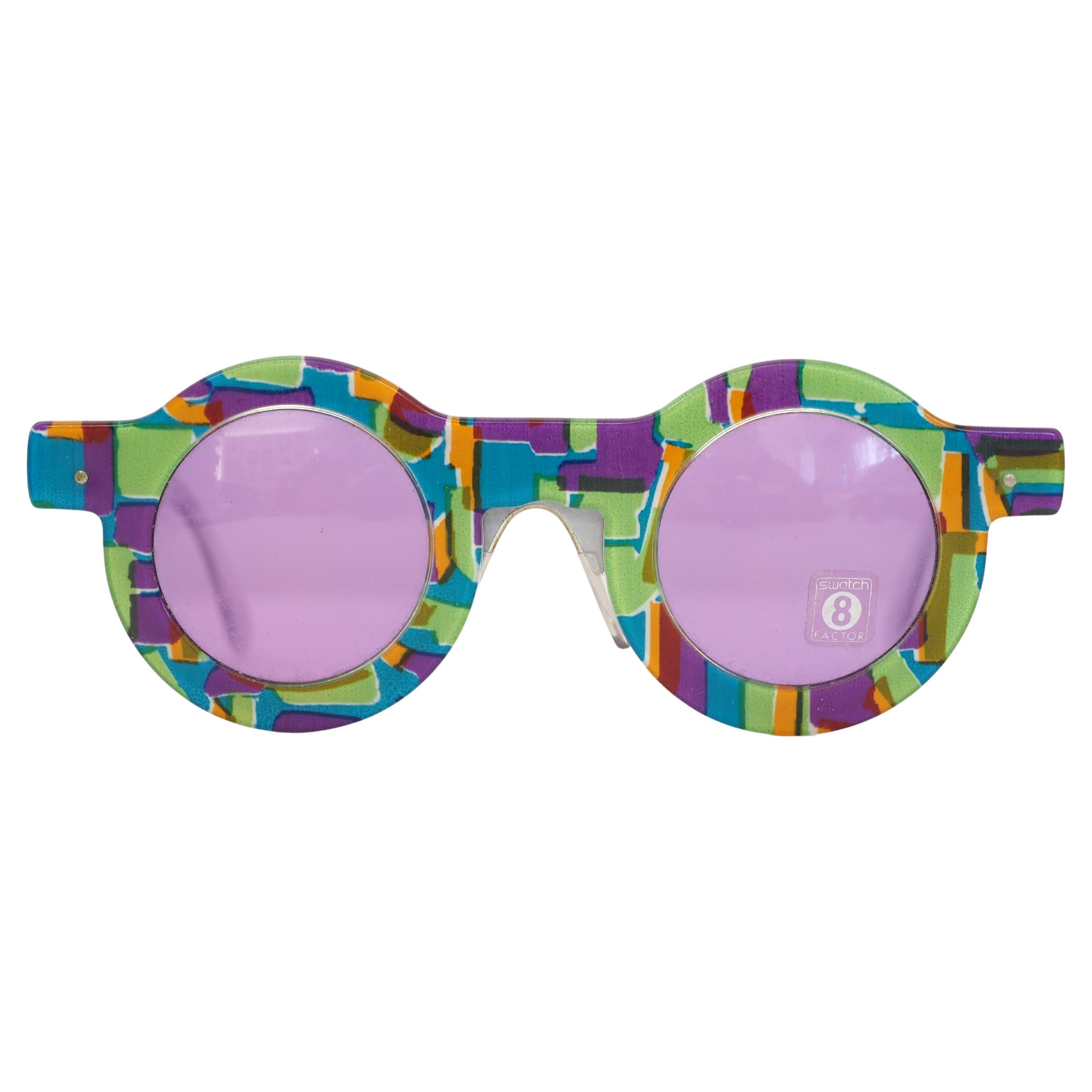 Swatch multicoloured multilens sunglasses For Sale