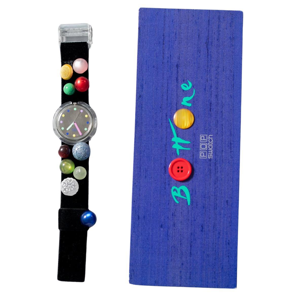 Swatch POP Special BUTTON PWK153 Limited Edition collectible NOS For Sale