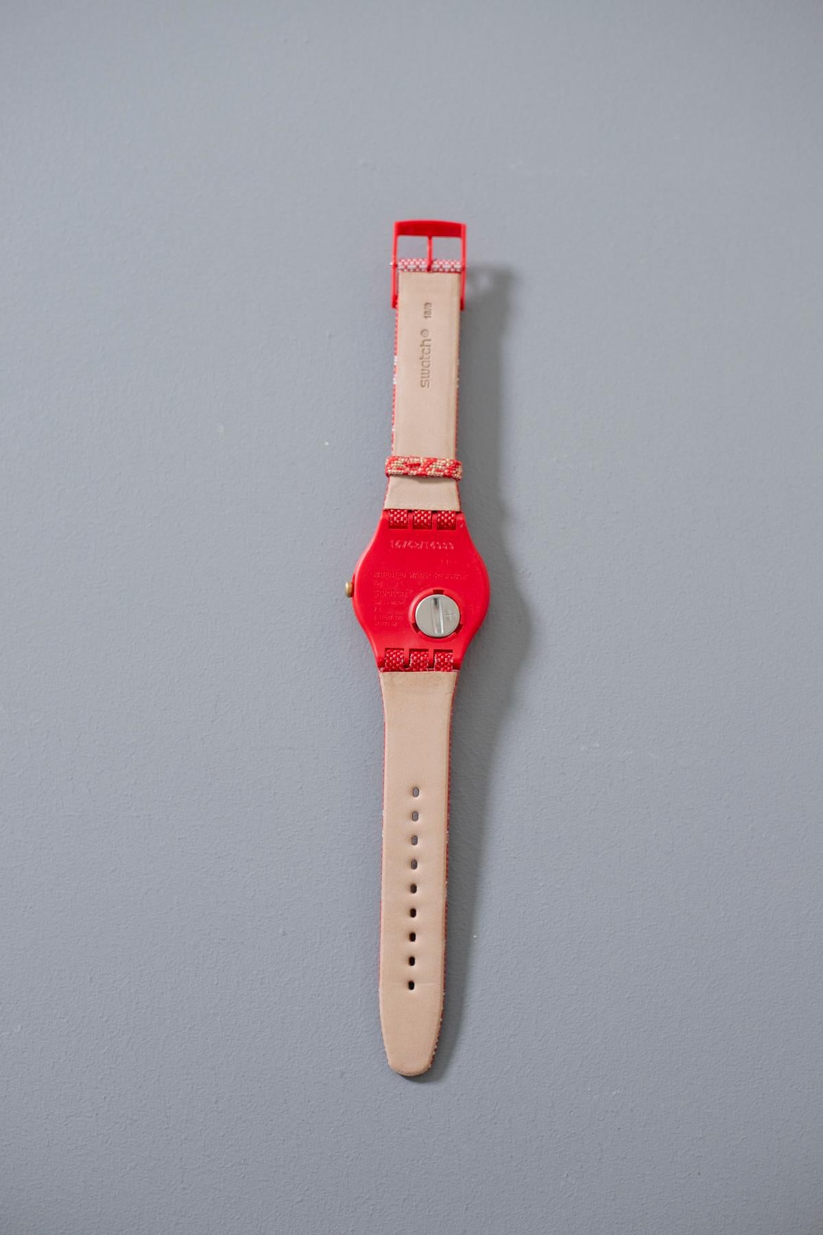 Swatch Red Knit Limitierte Auflage für Weihnachten 2013 im Angebot 3