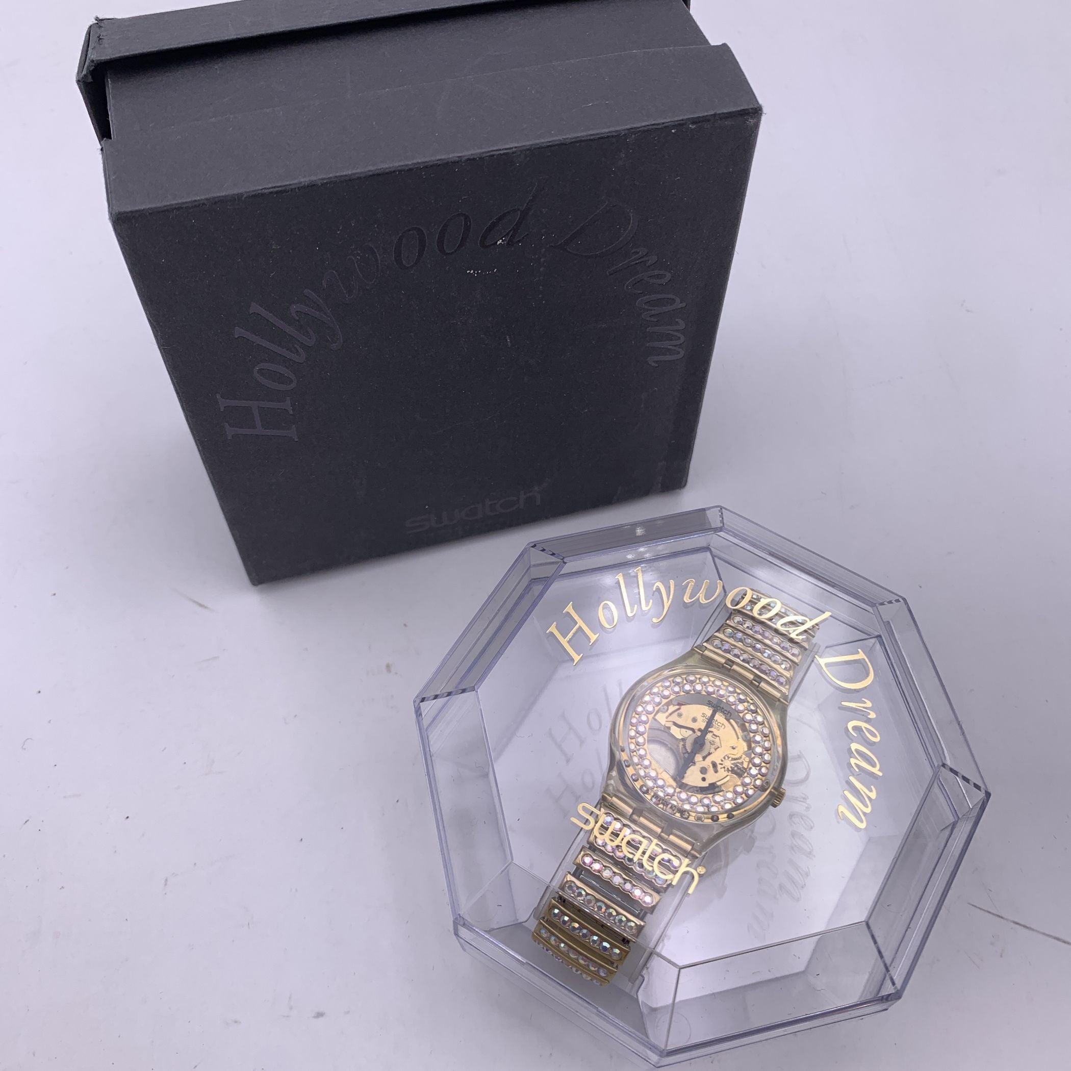 Swatch Special 1990 Hollywood Dream GZ116 Armbanduhr mit Schachtel, Hollywood Dream im Angebot 2