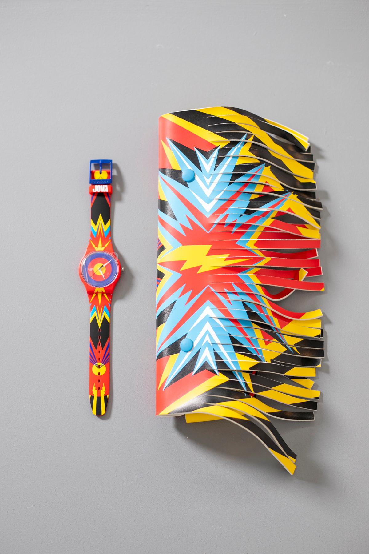 Swatch Special 2015 - SUOZ220S - Jova Time by Jovanotti limited edition In Excellent Condition In Milano, IT