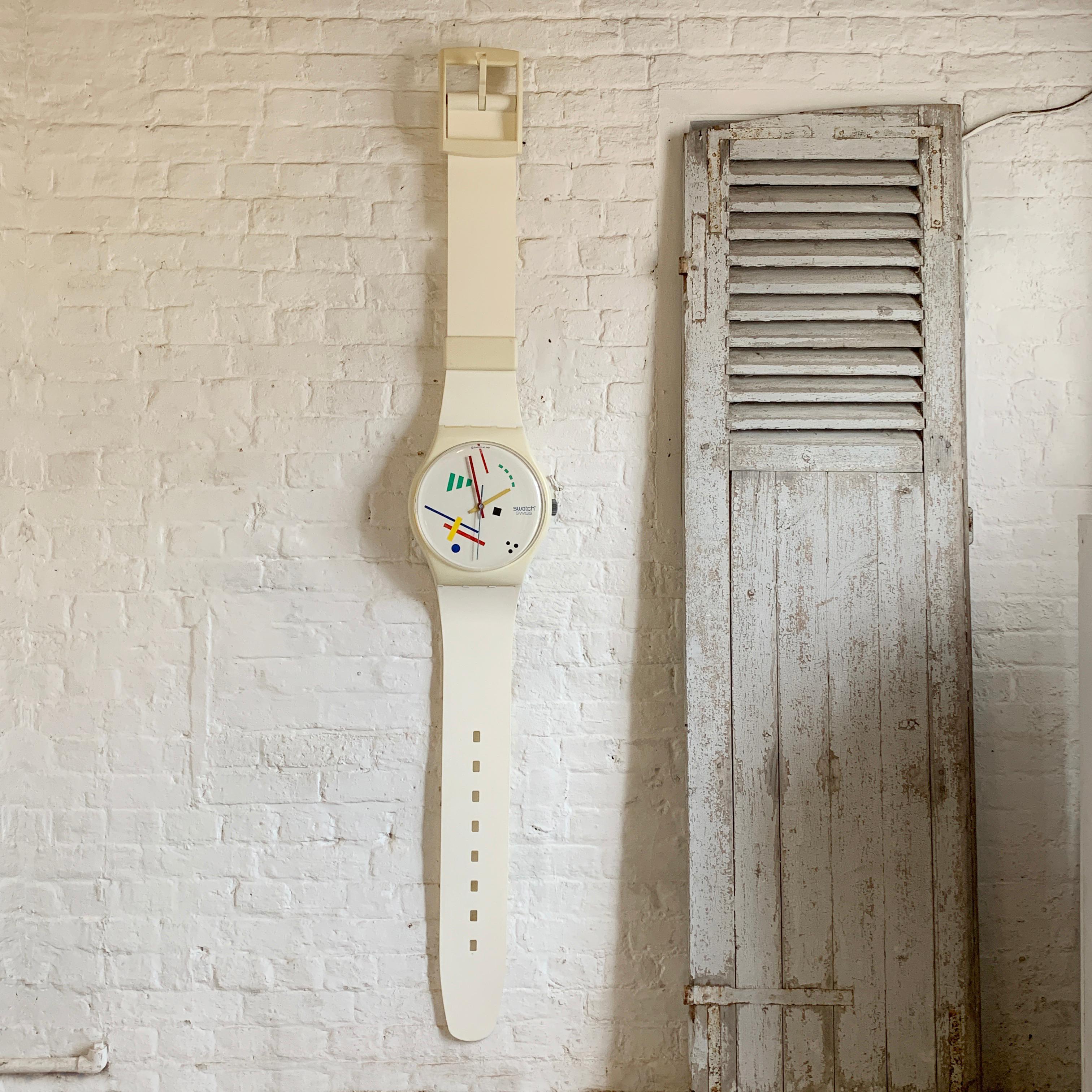 Late 20th Century Swatch Vasily Maxi, 1987 Giant Wall Clock