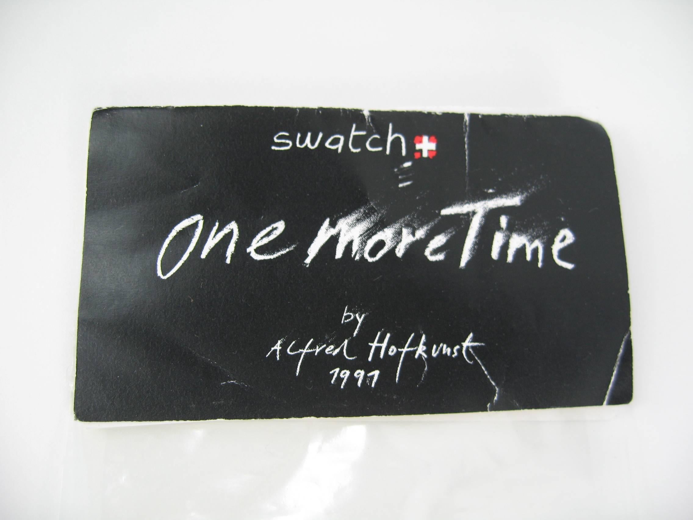 Women's or Men's Swatch Watch 1991 Bonjuhr Artist Series Watch Alfred Hofkunst Bacon New For Sale