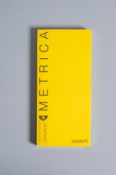 Swatch Watch SPECIAL METRICA yellow - GK263 Pack Crayon, 1998