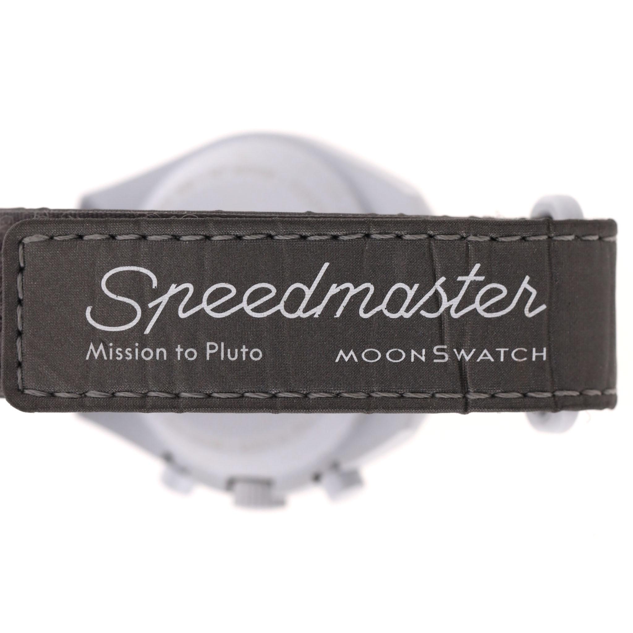 Swatch x Omega Bioceramic MoonSwatch Mission to Pluto Watch For Sale 6