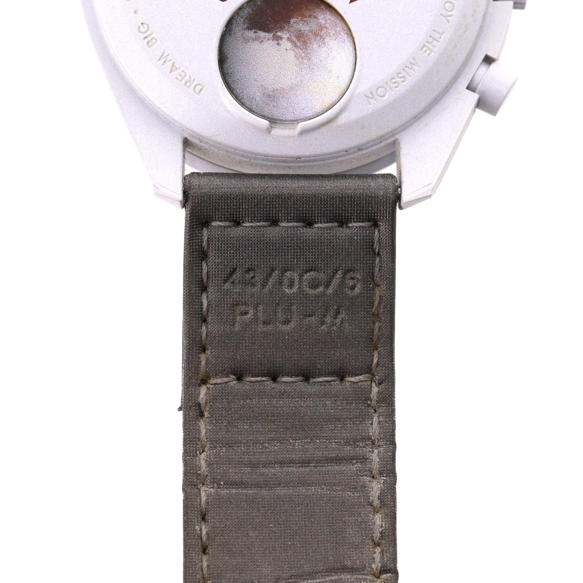 Swatch x Omega Bioceramic MoonSwatch Mission to Pluto Watch For Sale 5