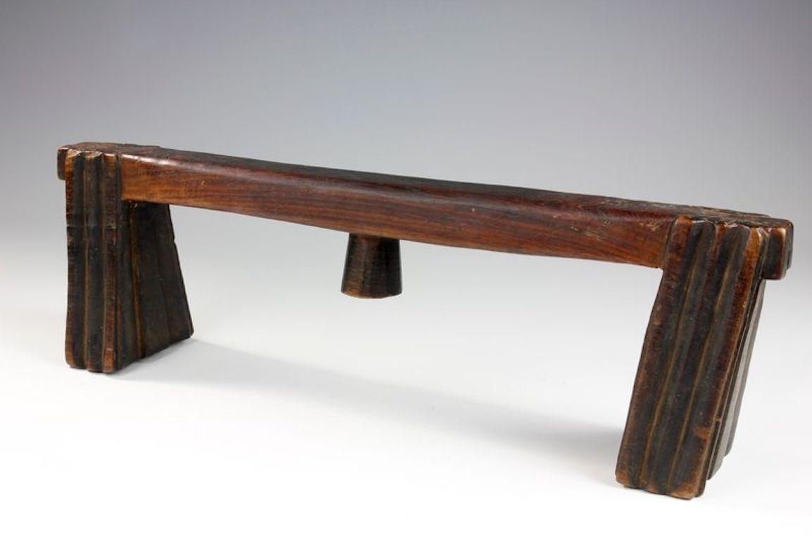 Swazi Headrest With Old Label Attached, Southern Africa For Sale 3