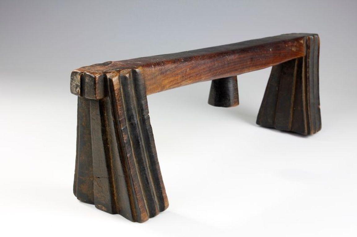 Swazi Headrest With Old Label Attached, Southern Africa For Sale 1