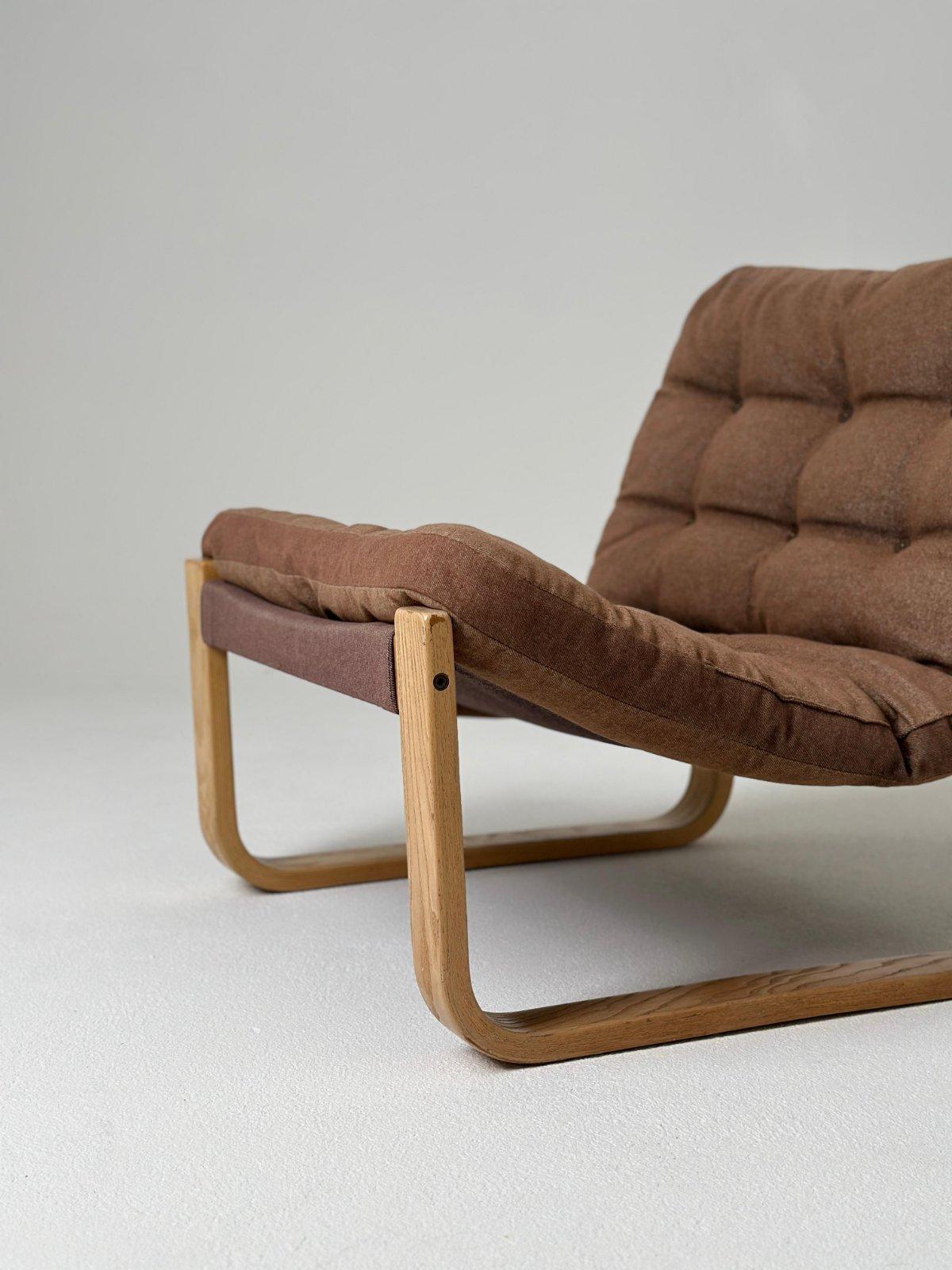 Swed Form Longue Chair 1970s In Good Condition In Čelinac, BA