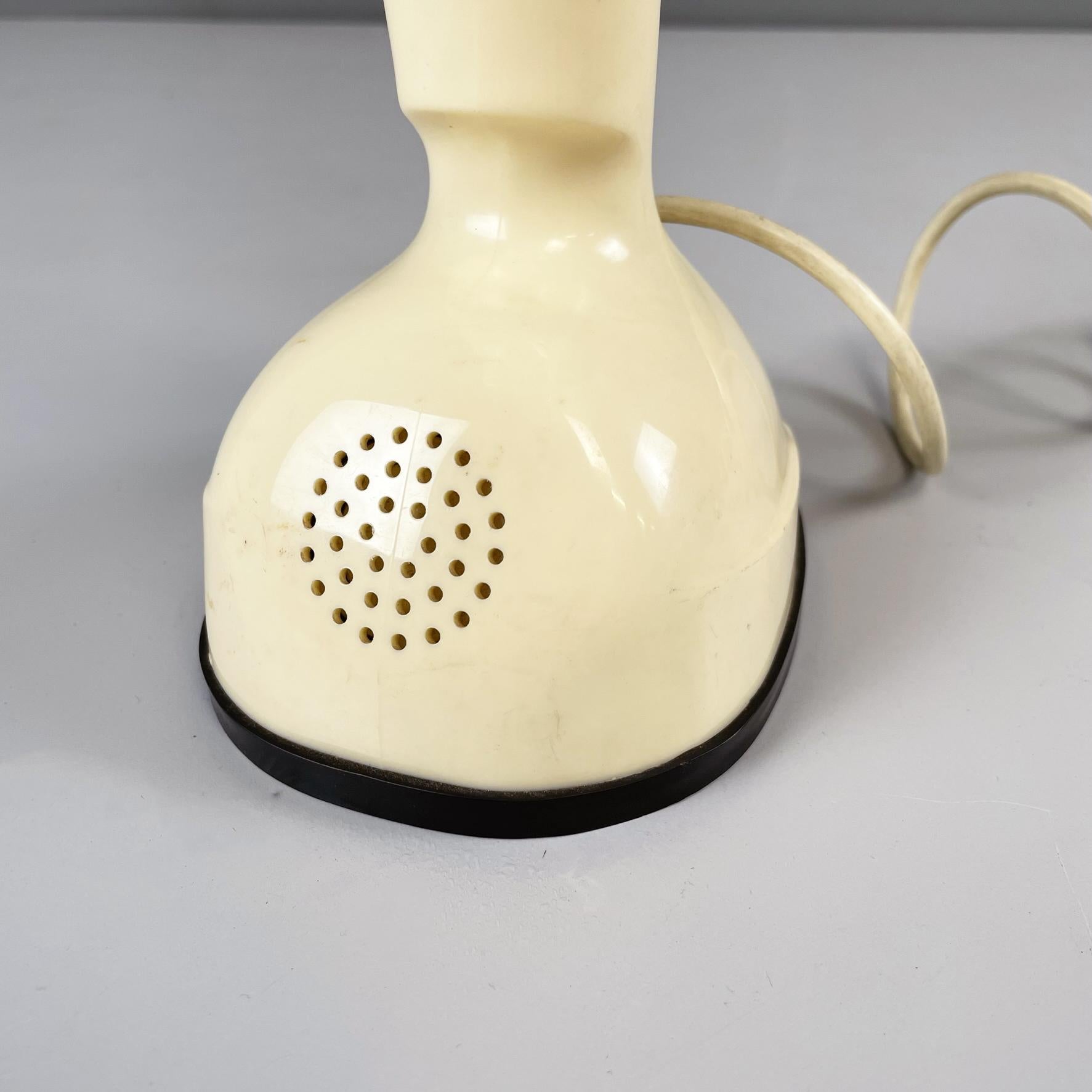 Schweden, Mid-Century Beige, Kunststoff-Schreibtisch Telefon Ericofon Cobra von Ericsson, Schweden, 1950er Jahre im Angebot 3