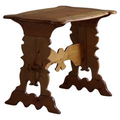 Sweden Mid Century Modern, Sculptural Wabi Sabi Desk, 1940s
