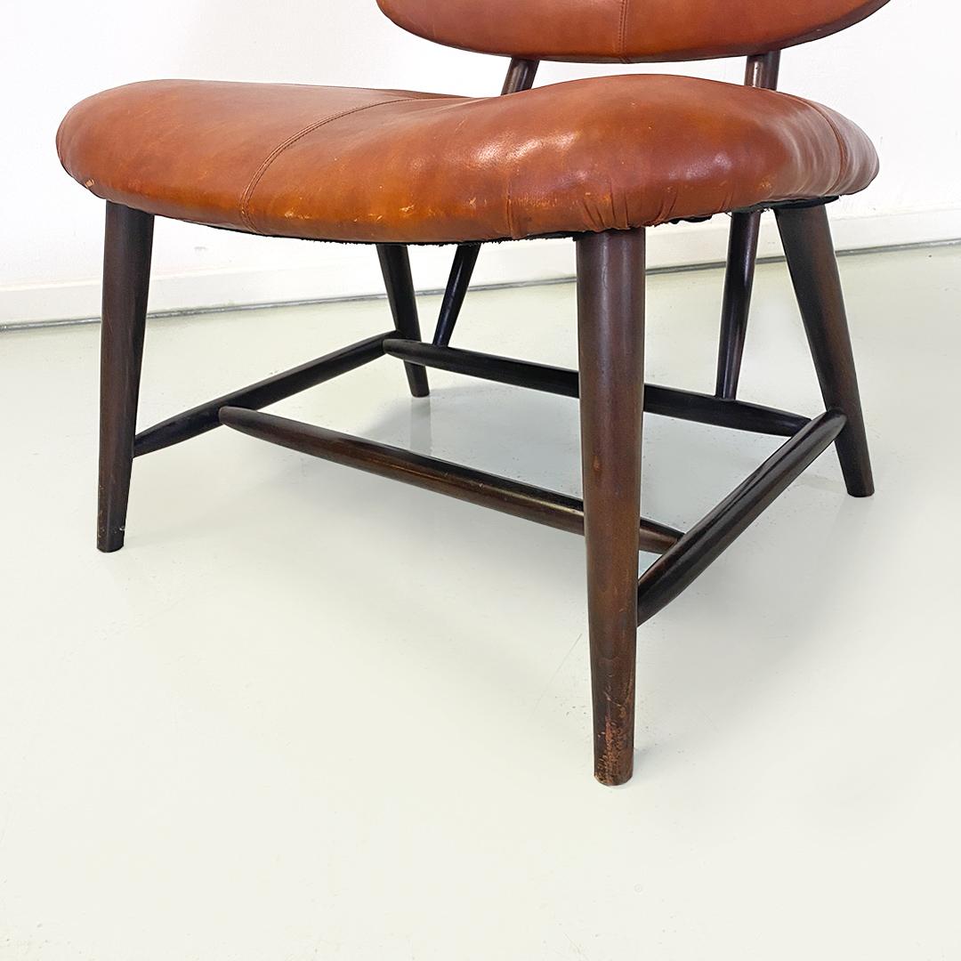 Poltrone Teve della Svezia di metà secolo di Alf Svensson per Ljungs Industrier Sweden, 1953 in vendita 8