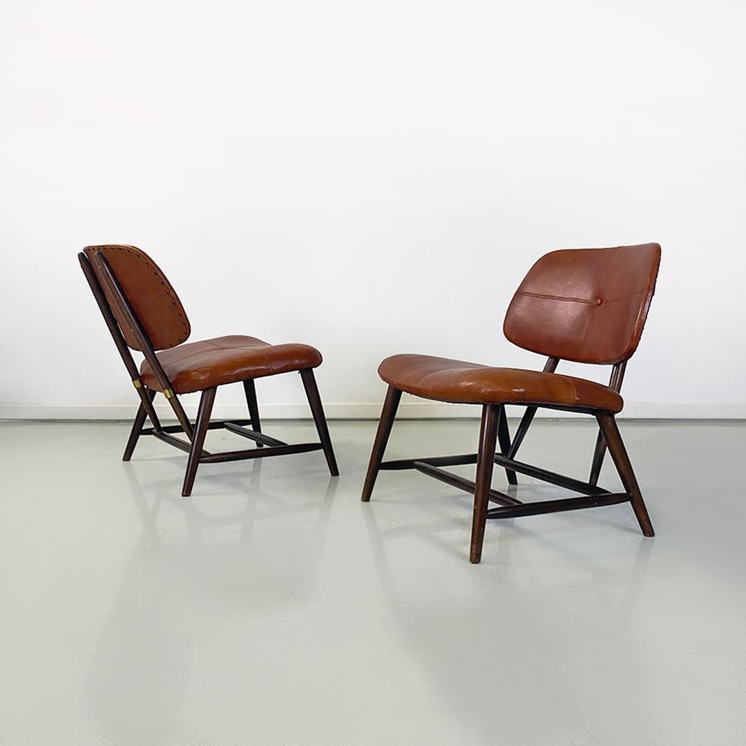 Mid-Century Modern Sweden Midcentury Teve Armchairs by Alf Svensson for Ljungs Industrier AB, 1953 For Sale