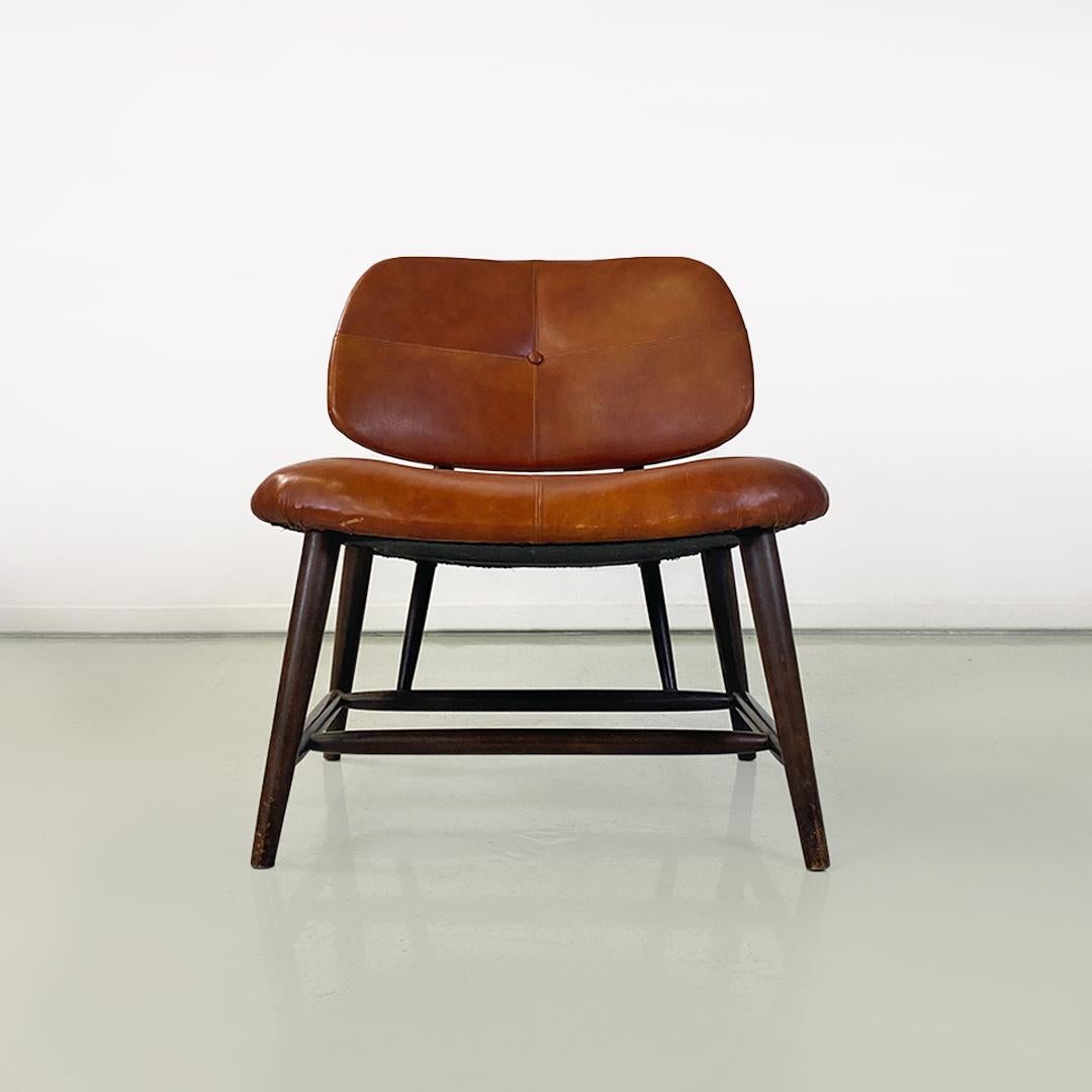 Mid-20th Century Sweden Midcentury Teve Armchairs by Alf Svensson for Ljungs Industrier AB, 1953 For Sale