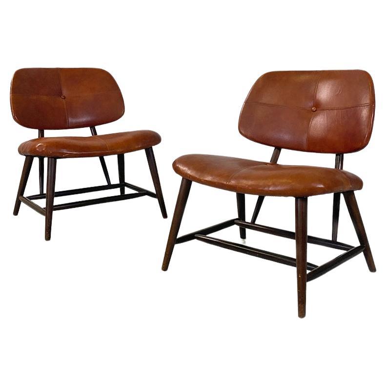 Sweden Midcentury Teve Armchairs by Alf Svensson for Ljungs Industrier AB, 1953