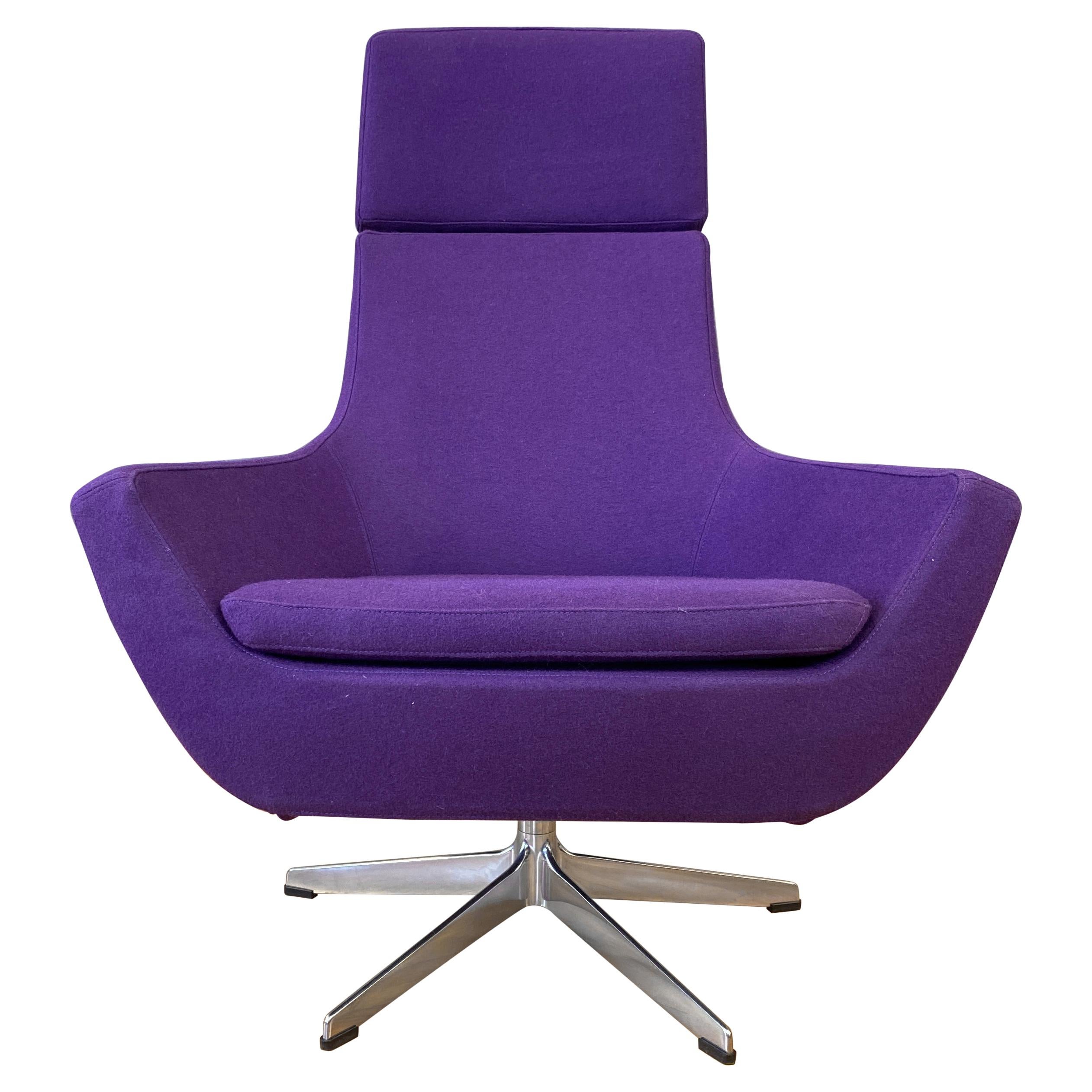 Swedes "Happy Swing" Lounge Chair in Purple by Roger Persson