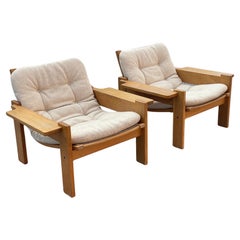 Swedese Midcentury Lounge Chairs by Yngve Ekström, 1970´s