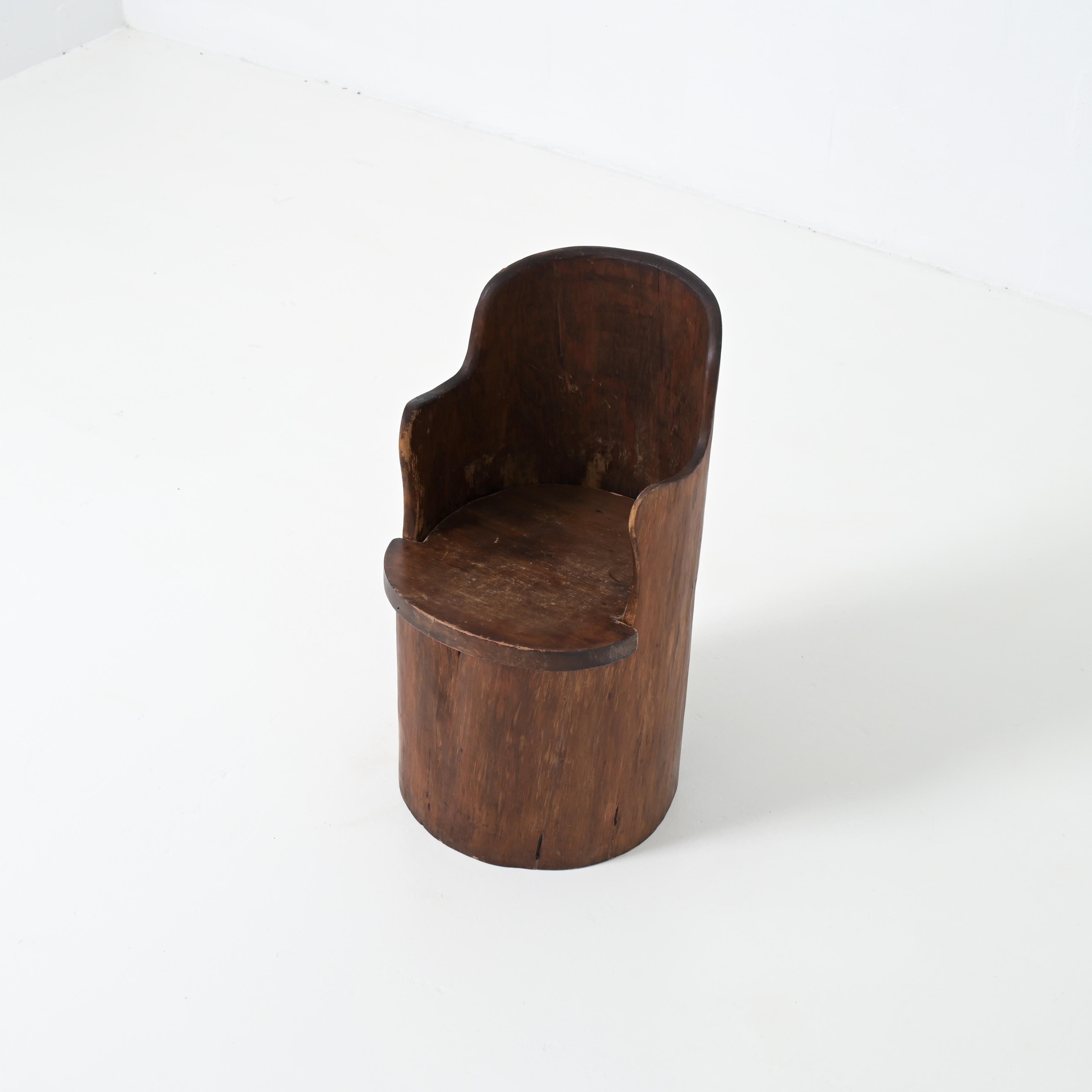 Swedich stump chair For Sale 1