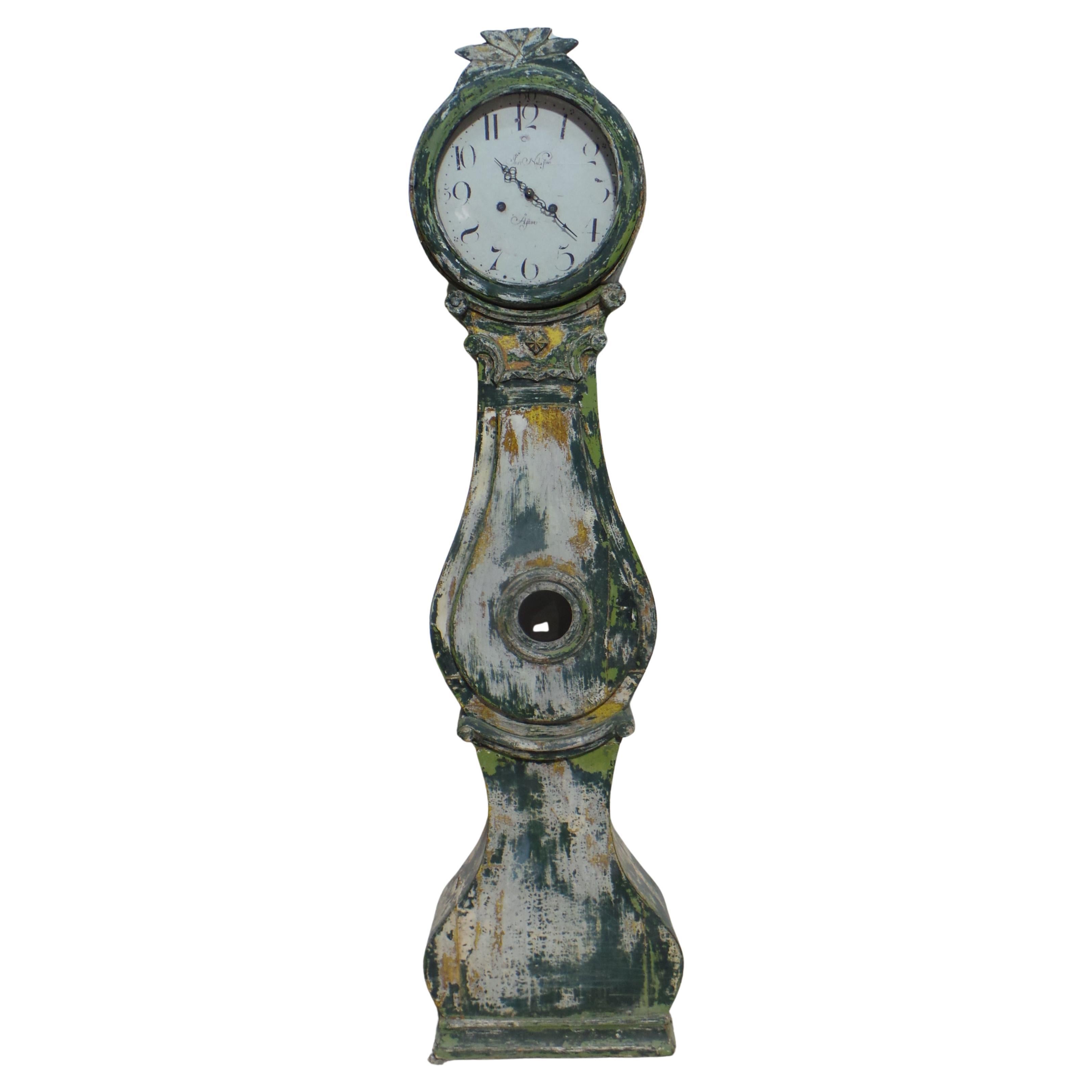 Schwedische 100% Original bemalte Mora Clock Fryksdhal Model No. im Angebot