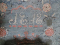 Malle d'art peinte suédoise 100% originale