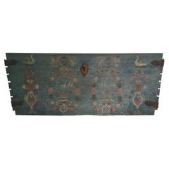 Malle d'art peinte suédoise 100% originale