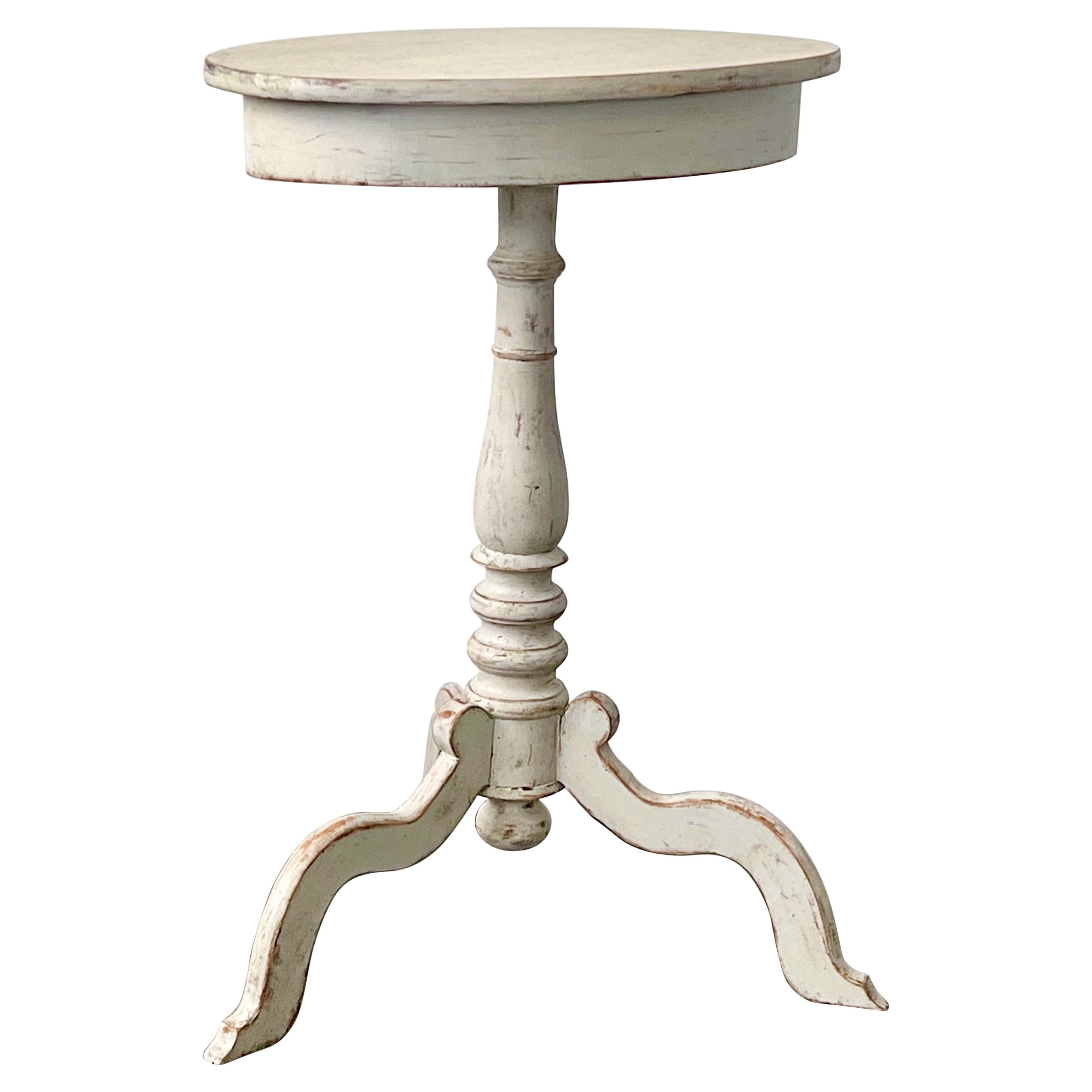 Schwedisch 1850s gemalt über Tabelle im Angebot