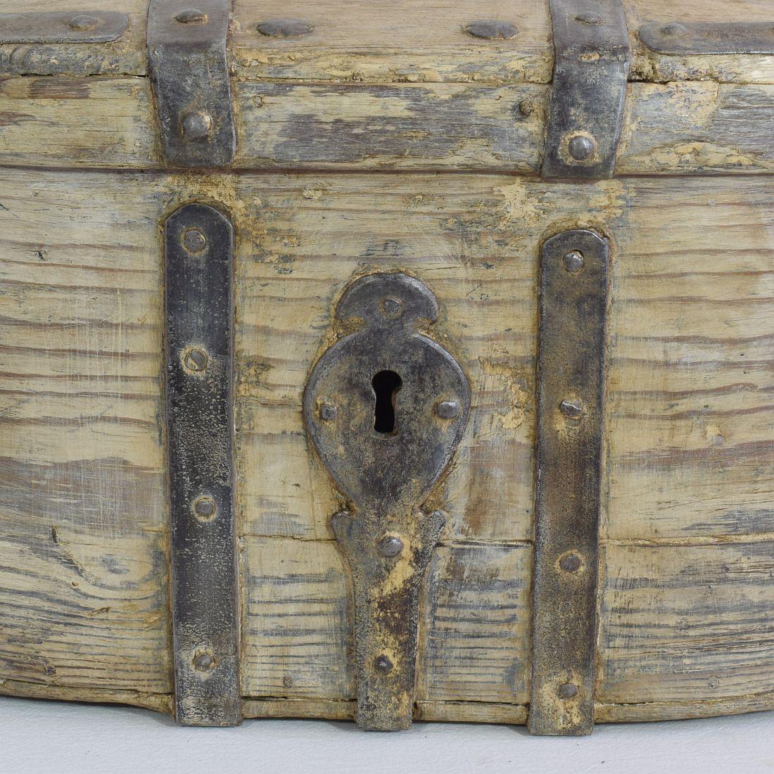 Swedish 18th / 19th Century Bentwood Travel Box or Chest 4