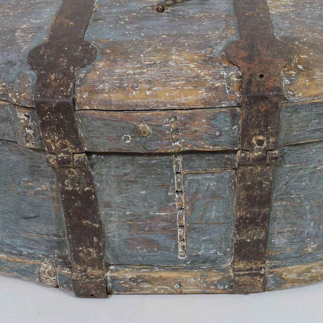 Swedish 18th Century Bentwood Travel Box or Chest 7