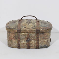 Swedish 18th Century Bentwood Travel Box or Chest