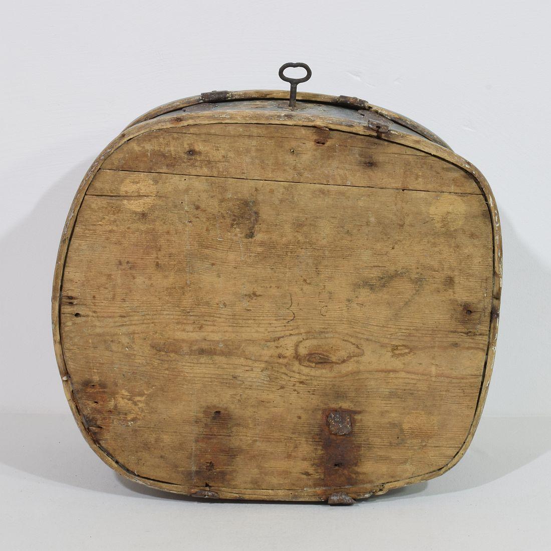 Swedish 18th Century Bentwood Travel Box or Chest 13