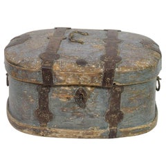Swedish 18th Century Bentwood Travel Box or Chest